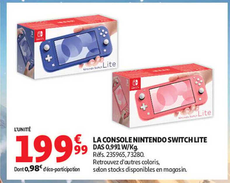 LA CONSOLE NINTENDO SWITCH LITE