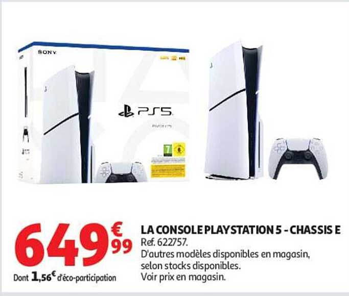 LA CONSOLE PLAYSTATION 5 - CHASSIS E