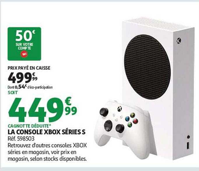 LA CONSOLE XBOX SERIES S