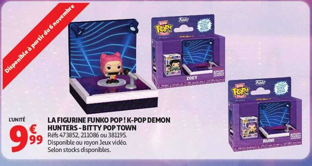 LA FIGURINE FUNKO POP ! K-POP DEMON HUNTERS - BITTY POP TOWN