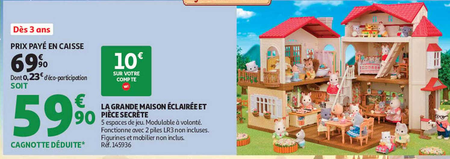 LA GRANDE MAISON ÉCLAIRÉE ET PIÈCE SECRÈTE