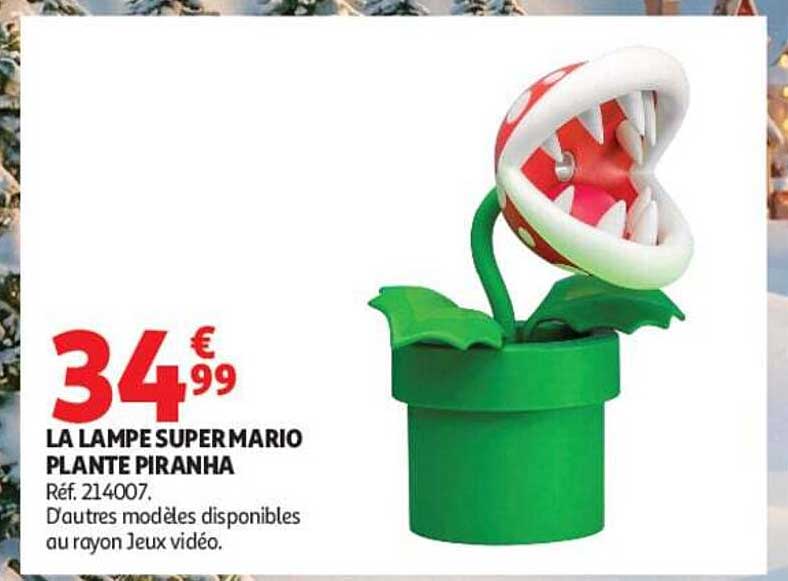 LA LAMPE SUPER MARIO PLANTE PIRANHA