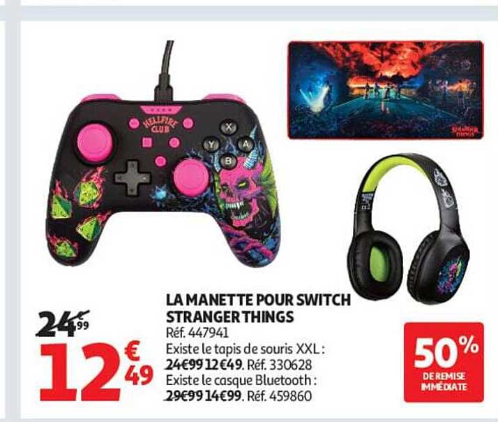 LA MANETTE POUR SWITCH STRANGER THINGS