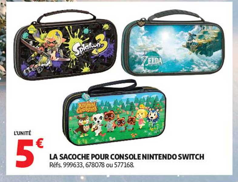 LA SACOCHE POUR CONSOLE NINTENDO SWITCH