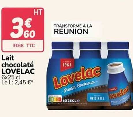 Lait chocolaté VOLELAC 6x25 cl