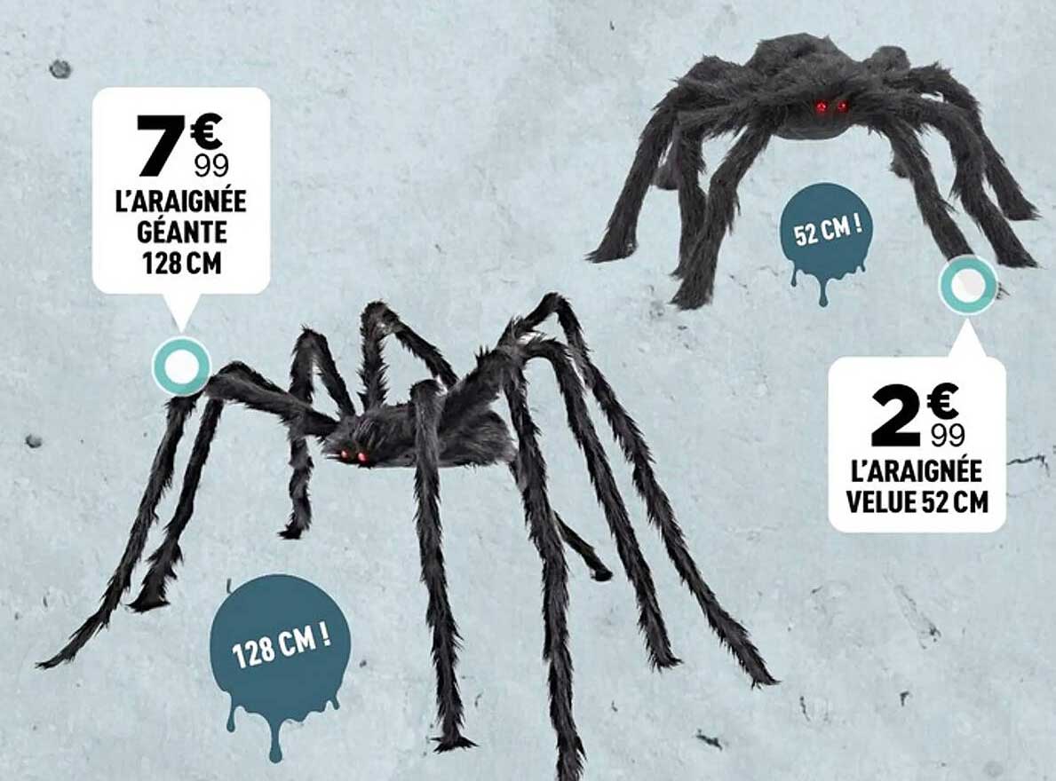 L’ARAIGNÉE GÉANTE 128 CM