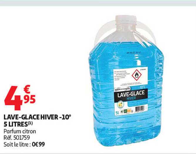 LAVE-GLACE HIVER -10° 5 LITRES