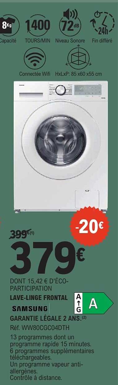 LAVE-LINGE FRONTAL SAMSUNG