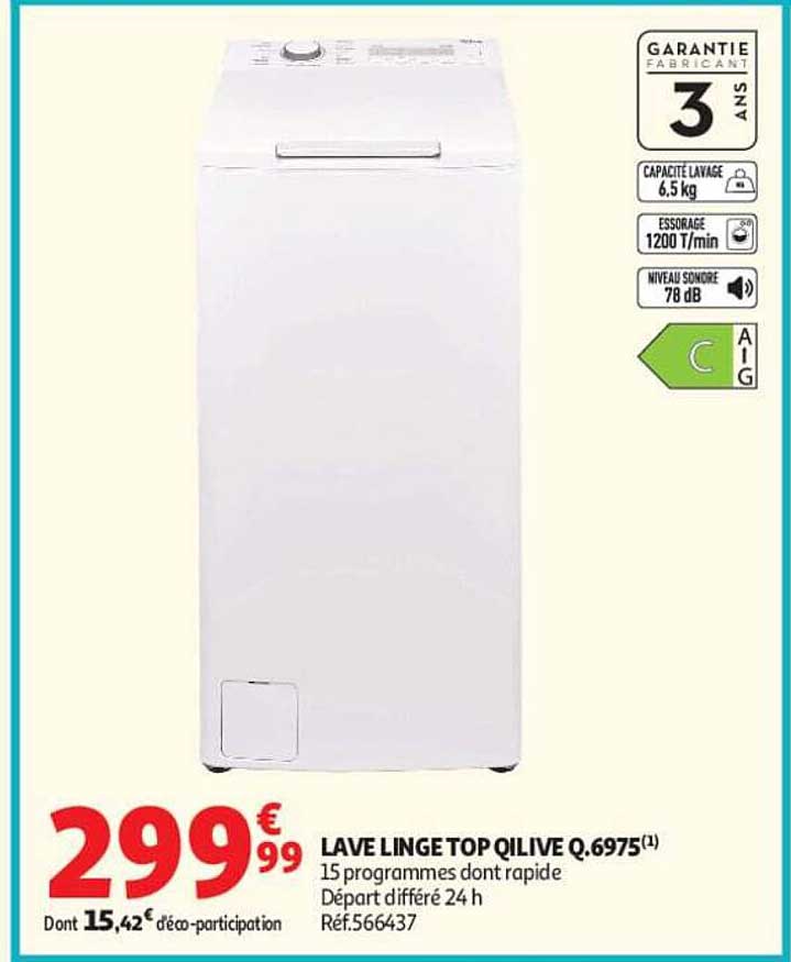 LAVE LINGE TOP QILIVE Q.6975(1)