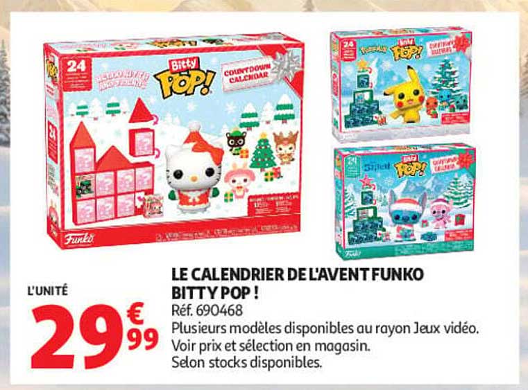 LE CALENDRIER DE L'AVENT FUNKO BITTY POP !