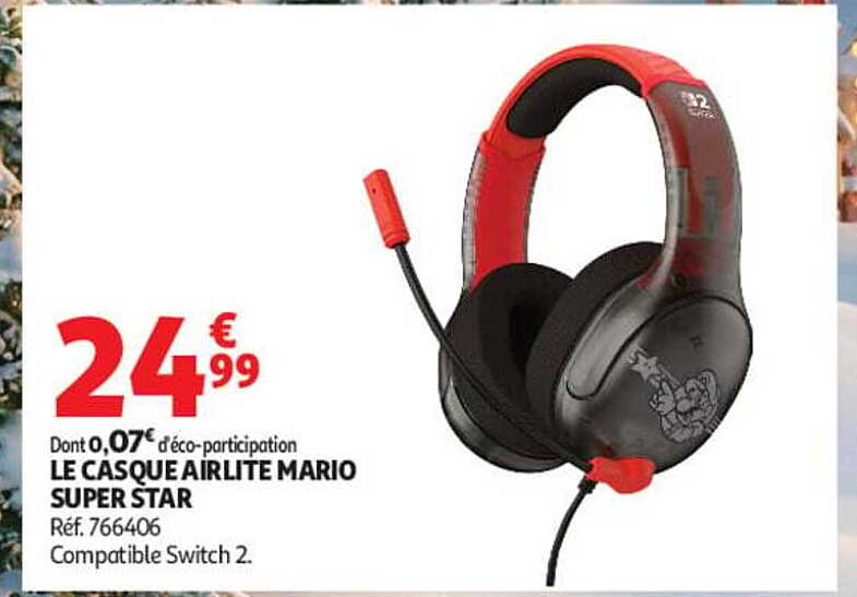 LE CASQUE AIRLITE MARIO SUPER STAR