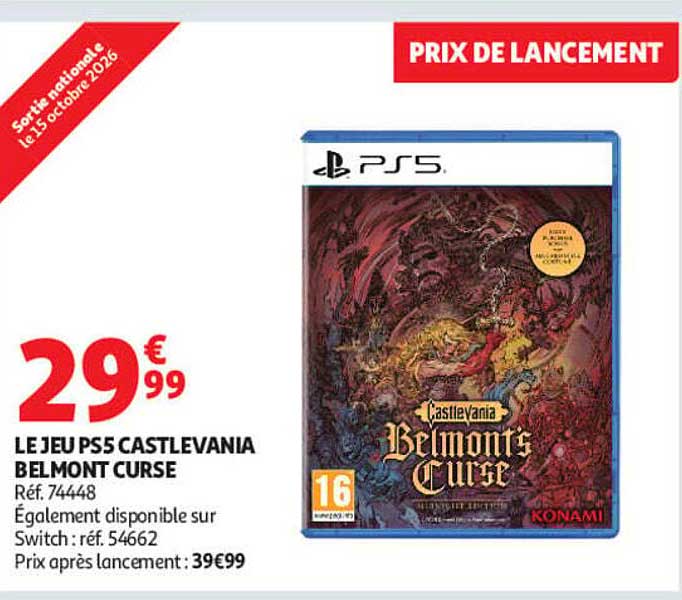LE JEU PS5 CASTLEVANIA BELMONT CURSE