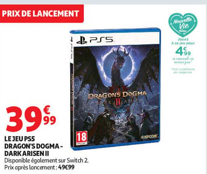 LE JEU PS5 DRAGON'S DOGMA - DARK ARISEN II