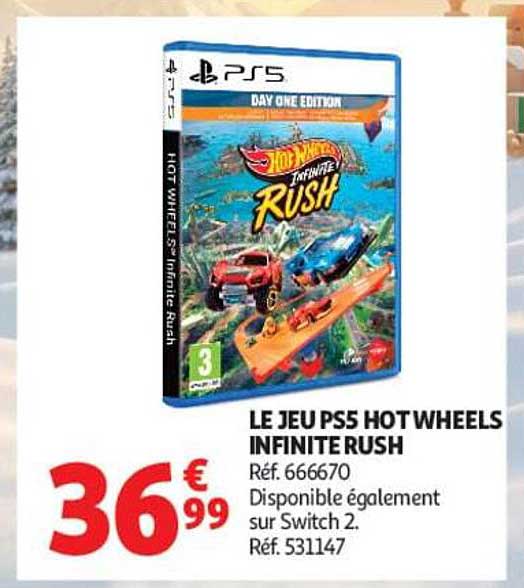 LE JEU PS5 HOT WHEELS INFINITE RUSH