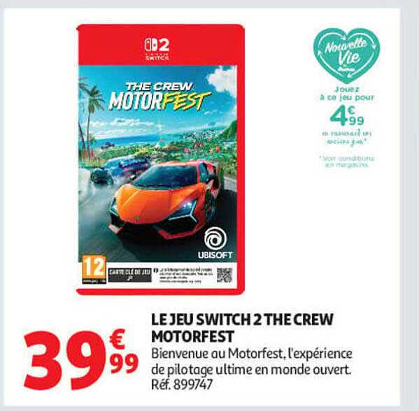 LE JEU SWITCH 2 THE CREW MOTORFEST
