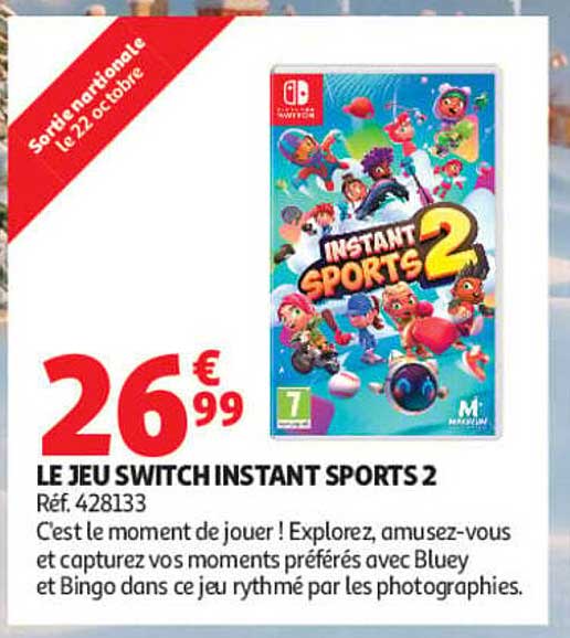 LE JEU SWITCH INSTANT SPORTS 2