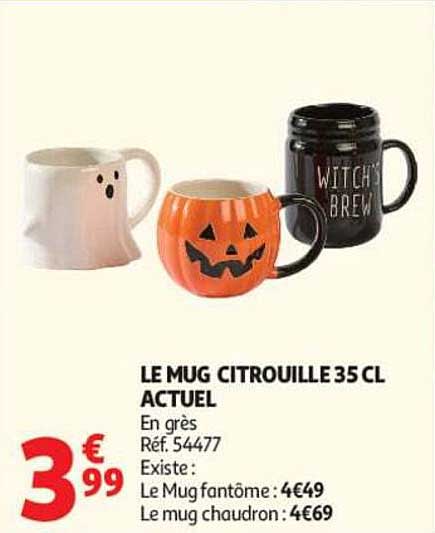 LE MUG CITROUILLE 35 CL ACTUEL