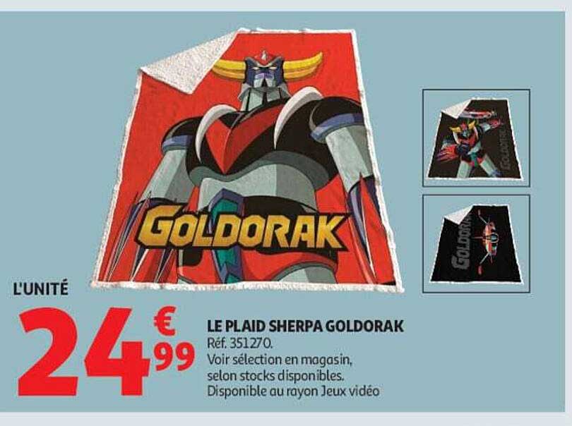 LE PLAID SHERPA GOLDORAK