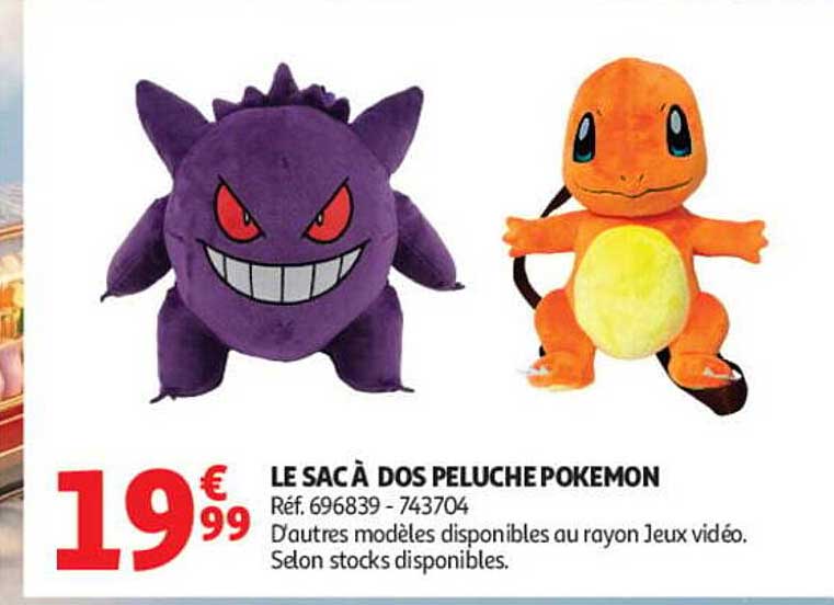 LE SAC À DOS PELUCHE POKEMON
