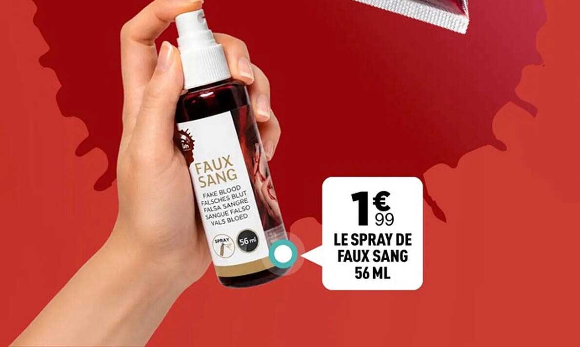 LE SPRAY DE FAUX SANG 56 ML