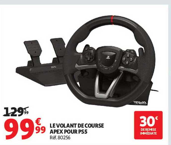 LE VOLANT DE COURSE APEX POUR PS5 Réf. 80256