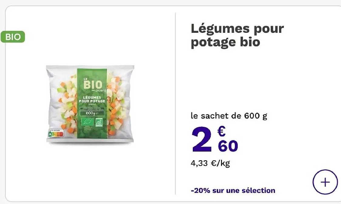 Légumes pour potage bio