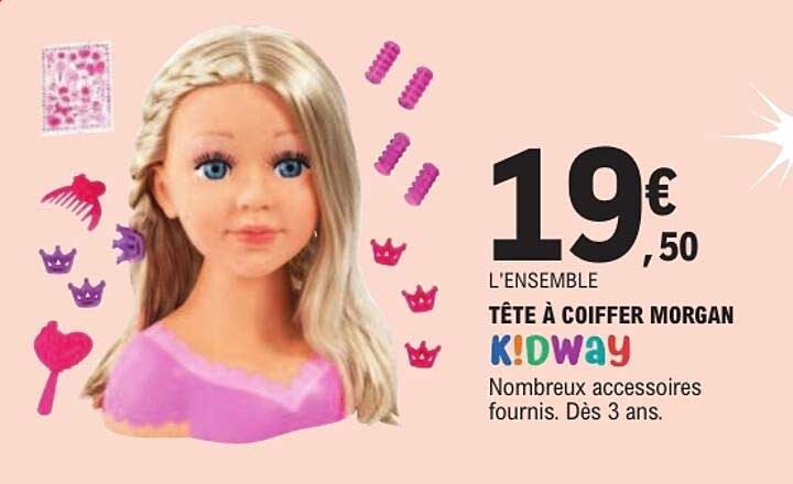L'ENSEMBLE TÊTE À COIFFER MORGAN KIDWAY