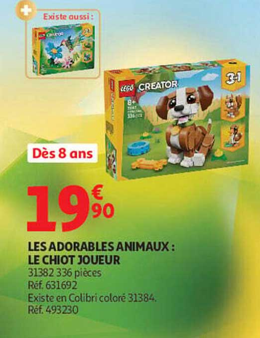 LES ADORABLES ANIMAUX : LE CHIOT JOUEUR