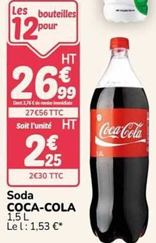 Les bouteilles 12 pour 26,99 HT