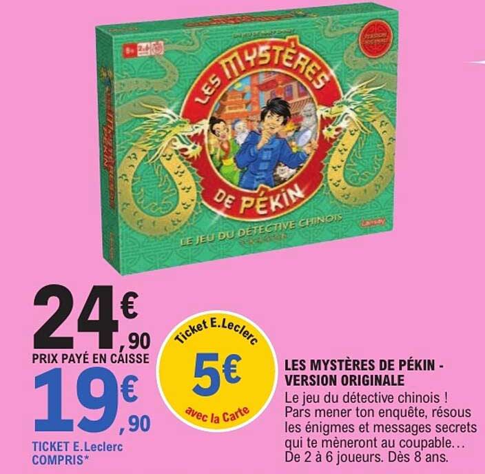 LES MYSTÈRES DE PÉKIN - VERSION ORIGINALE