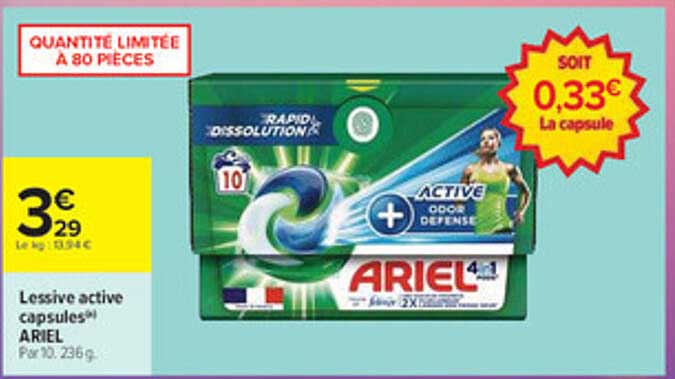 Lessive active capsules ARIEL