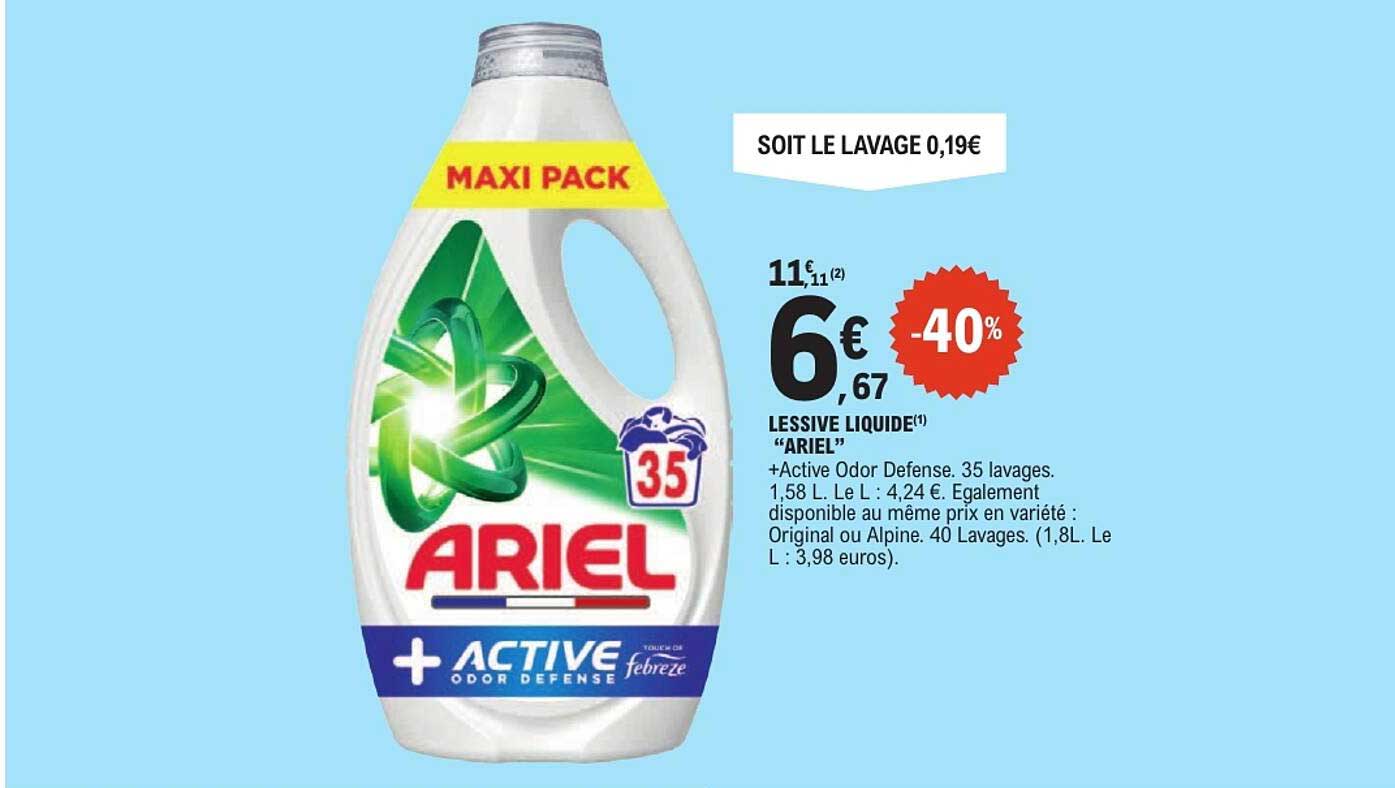 LESSIVE LIQUIDE “ARIEL”