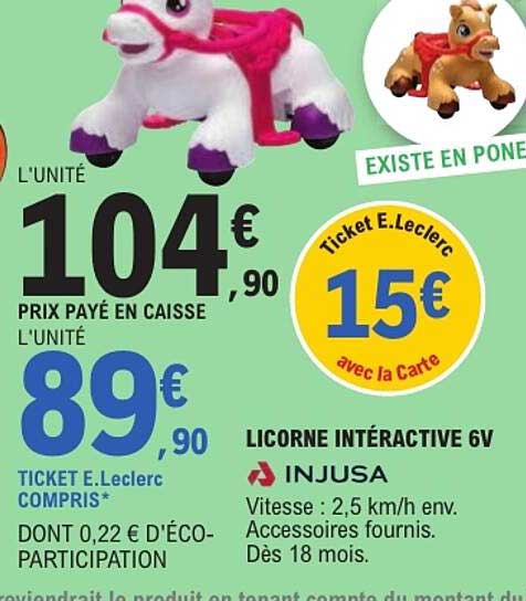 LICORNE INTERACTIVE 6V