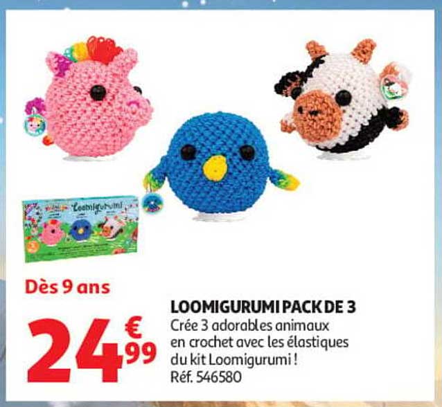 LOOMIGURUMI PACK DE 3