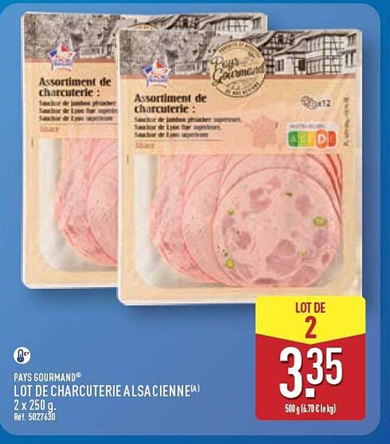 LOT DE CHARCUTERIE ALSACIENNE