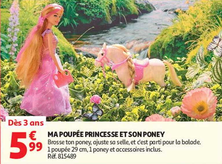 MA POUPÉE PRINCESSE ET SON PONEY