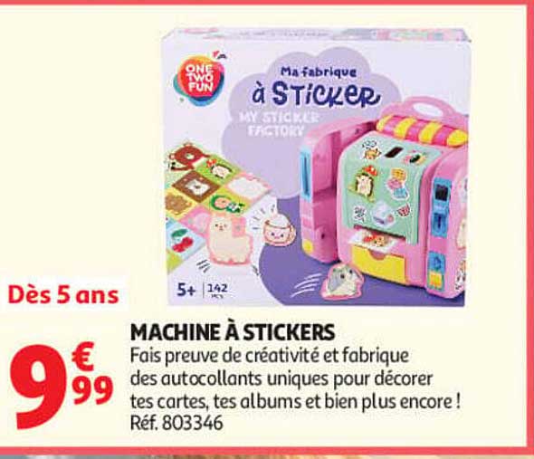 MACHINE À STICKERS
