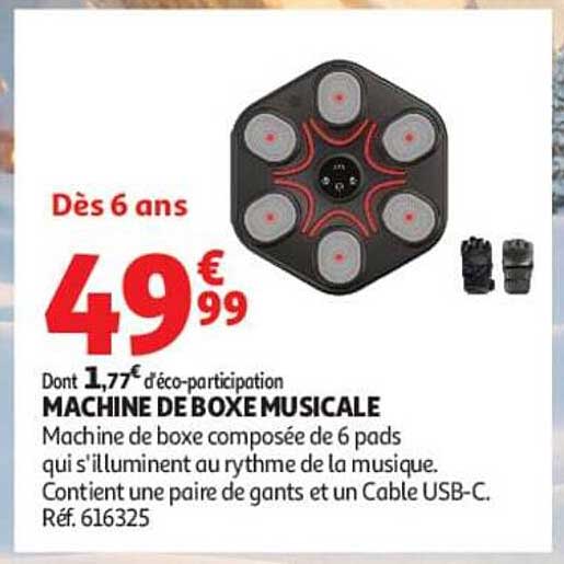 MACHINE DE BOXE MUSICALE