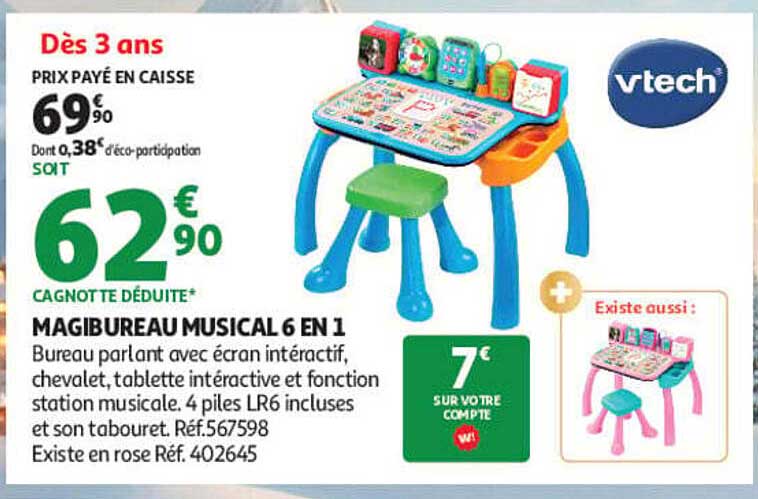 MAGIBUREAU MUSICAL 6 EN 1