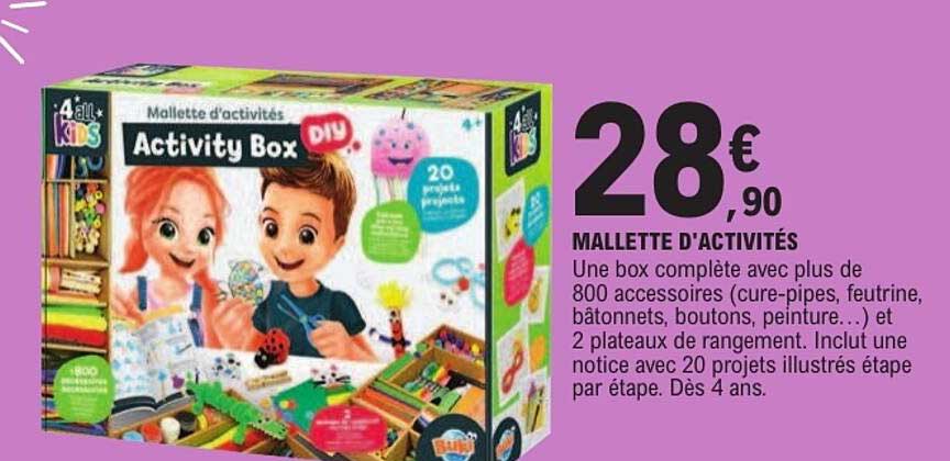 MALLETTE D'ACTIVITÉS