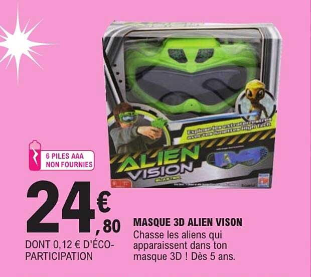 MASQUE 3D ALIEN VISON