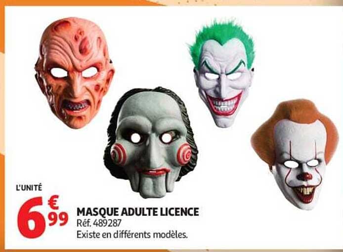 MASQUE ADULTE LICENCE