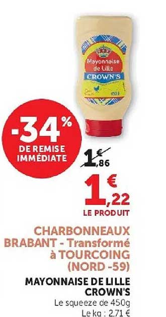 MAYONNAISE DE LILLE CROWN'S
