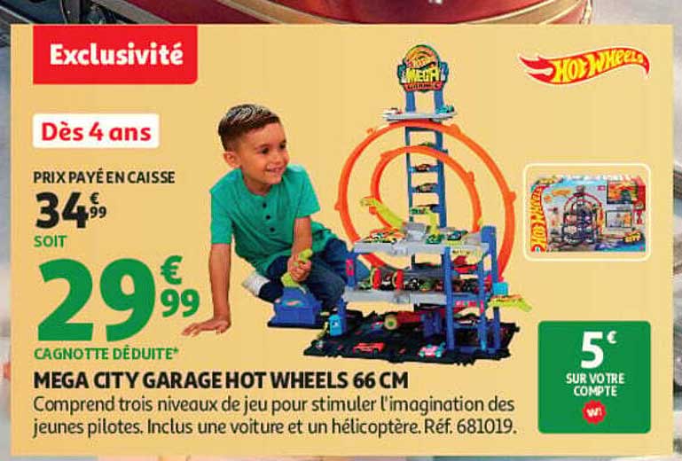 MEGA CITY GARAGE HOT WHEELS 66 CM