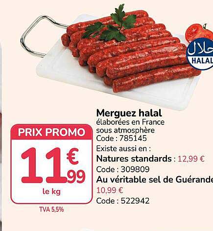 Merguez halal