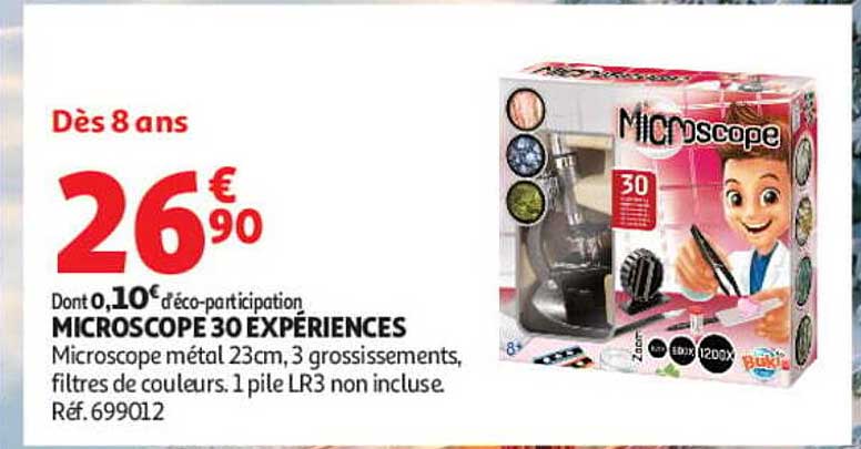 MICROSCOPE 30 EXPÉRIENCES