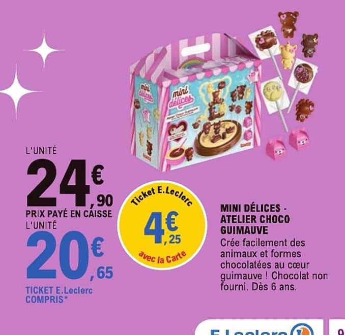MINI DÉLICES - ATELIER CHOCO GUIMAUVE