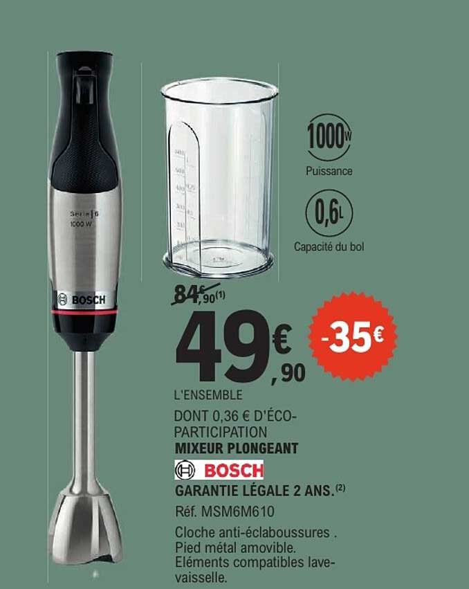 MIXEUR PLONGEANT BOSCH