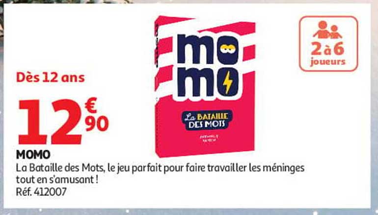 MOMO La Bataille des Mots, le jeu parfait pour faire travailler les méniges tout en s'amusant !