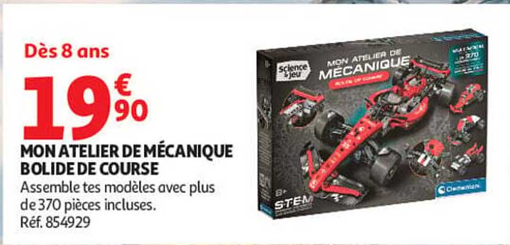 MON ATELIER DE MÉCANIQUE BOLIDE DE COURSE